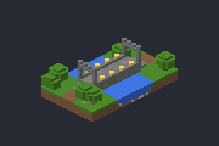 Ponte Antiga da Floresta no Minecraft