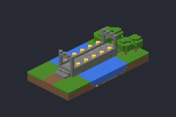 Ponte do Rio do Vale no Minecraft
