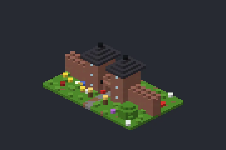 Portão da Cidade da Clareira no Minecraft