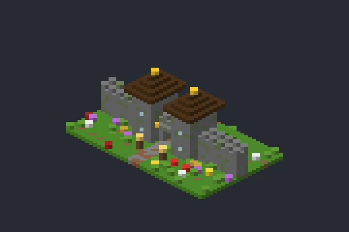 Portão da Cidade da Vila no Minecraft