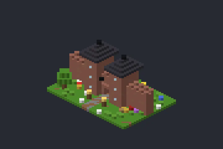 Portão da Cidade do Vale no Minecraft