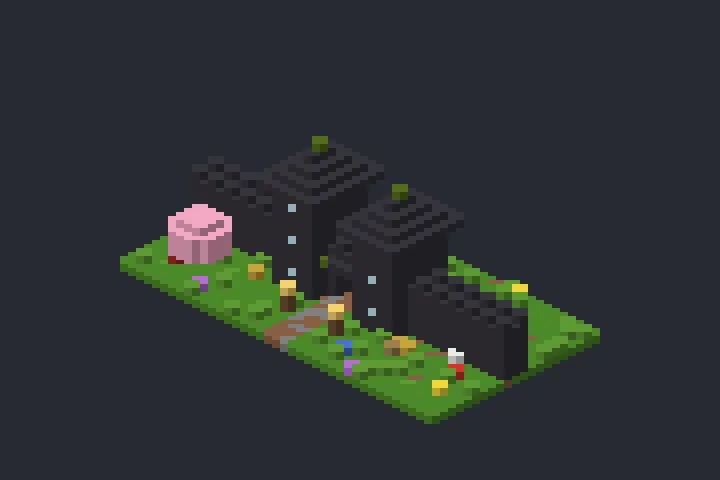 Portão da Muralha da Clareira no Minecraft