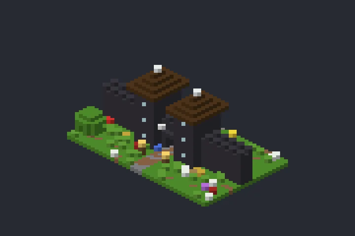 Portão da Muralha da Trilha no Minecraft