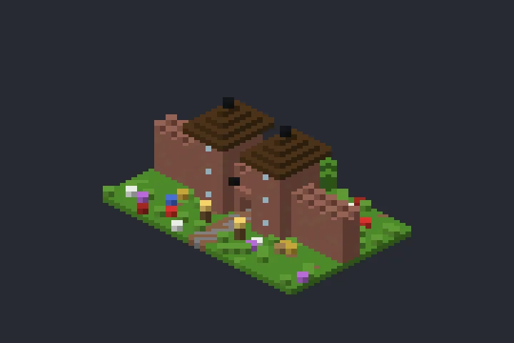 Portão da Muralha do Arvoredo no Minecraft