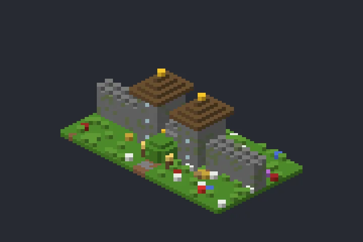 Portão da Muralha do Ipê no Minecraft