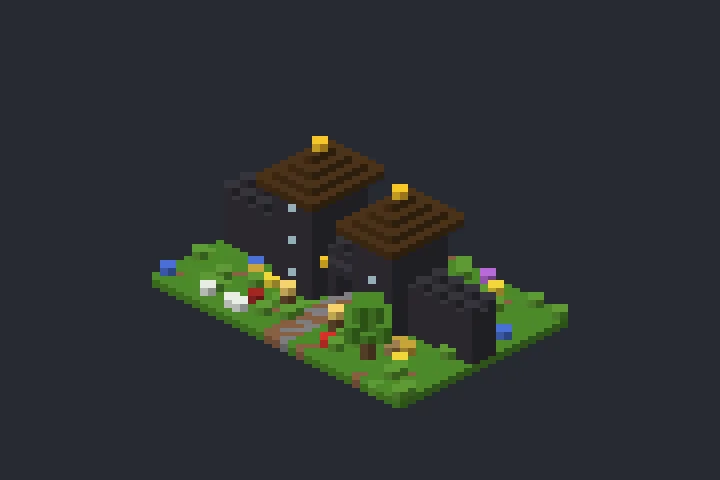 Portão da Muralha do Lírio no Minecraft