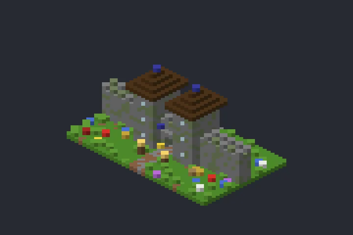 Portão da Muralha do Pinheiro no Minecraft
