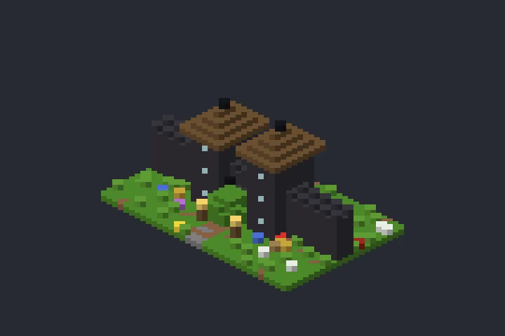 Portão Fortificado da Clareira no Minecraft