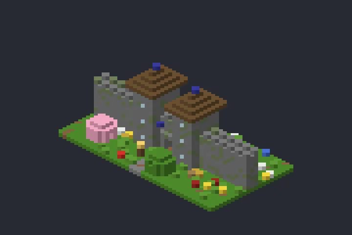 Portão Fortificado da Fonte no Minecraft