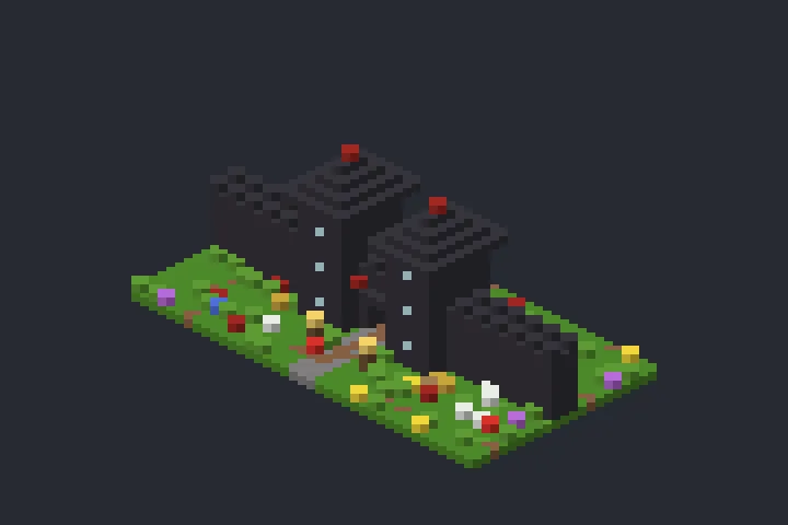 Portão Fortificado da Montanha no Minecraft