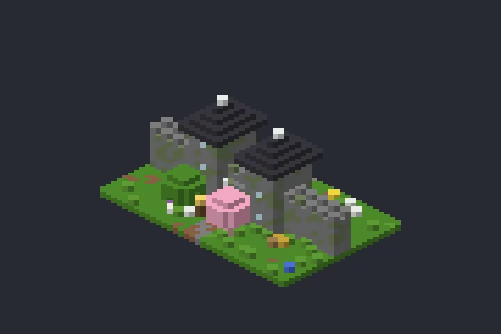 Portão Fortificado da Ponte no Minecraft