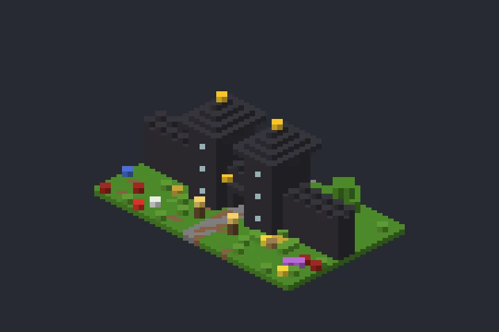 Portão Fortificado do Moinho no Minecraft