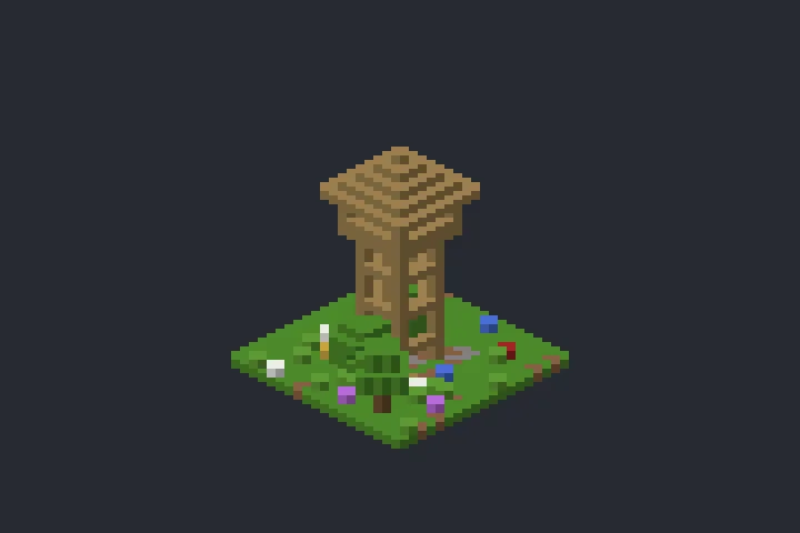 Posto de Vigia da Pedra no Minecraft