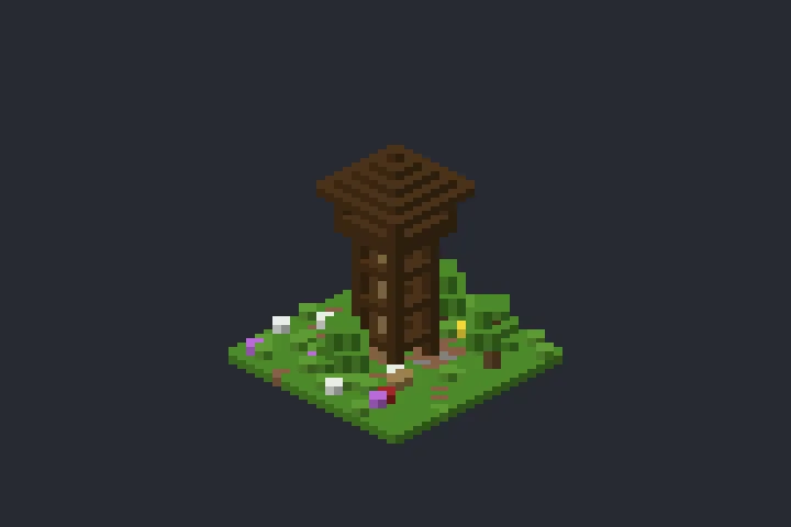 Posto de Vigia da Serra no Minecraft