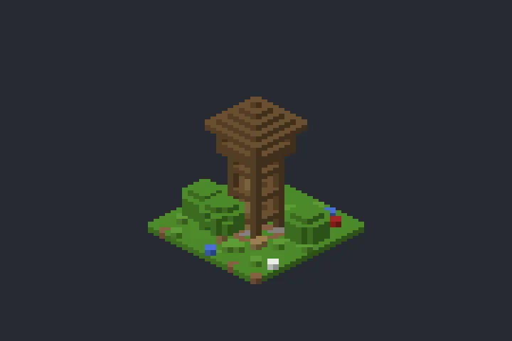 Posto de Vigia das Pedras no Minecraft