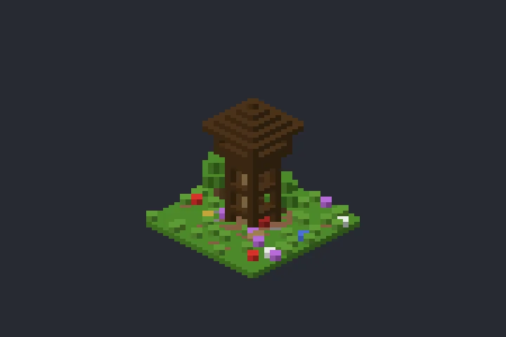 Posto de Vigia do Moinho no Minecraft