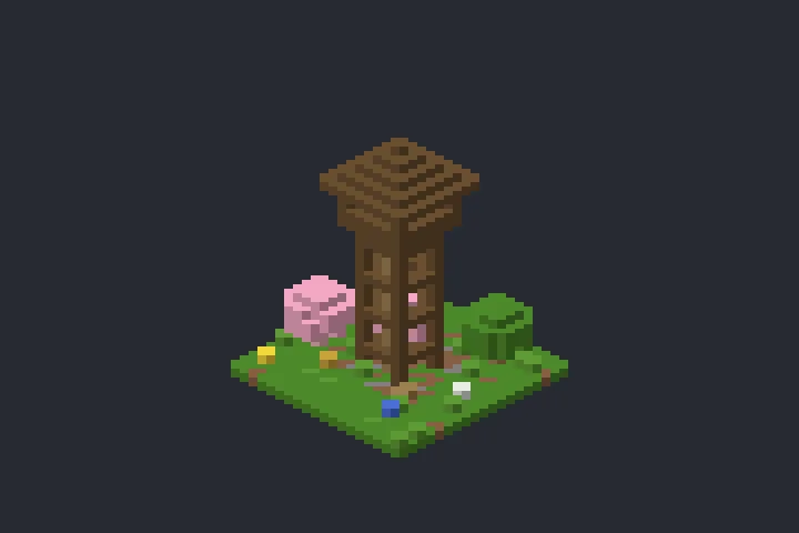 Posto de Vigia do Outono no Minecraft