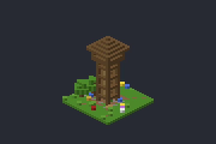Posto de Vigia do Pôr do Sol no Minecraft