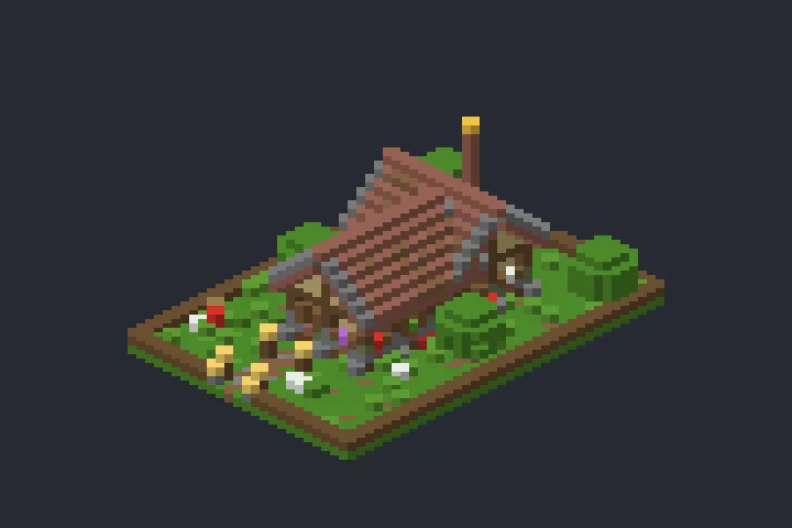 Primeira Casa da Fonte no Minecraft
