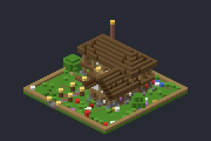 Rancho da Montanha no Minecraft