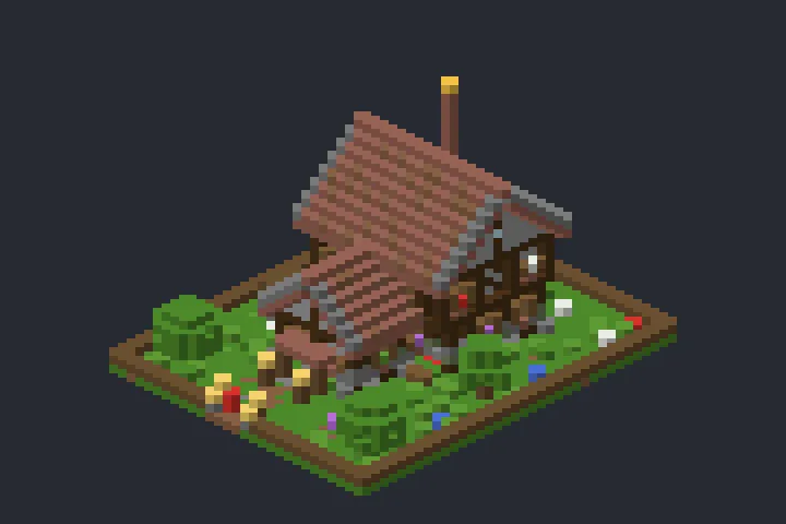 Sobrado Medieval do Bambuzal no Minecraft