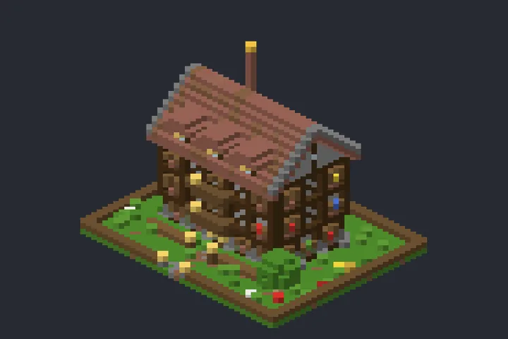 Sobrado Medieval do Bosque no Minecraft