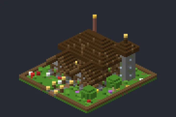 Sobrado Medieval do Salgueiro no Minecraft