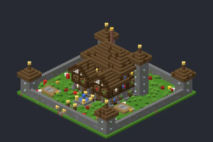 Solar Medieval das Estrelas no Minecraft