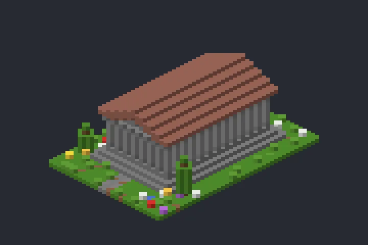 Templo Antigo da Serra no Minecraft