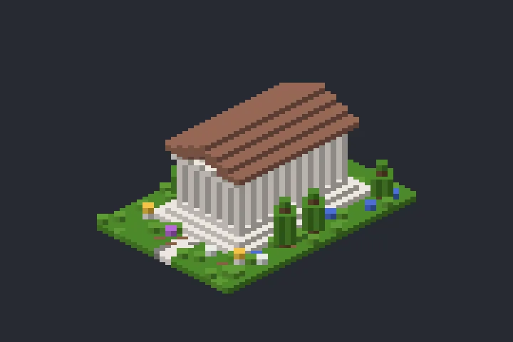 Templo Antigo do Outono no Minecraft