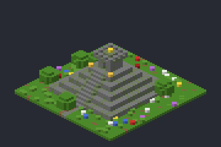 Templo da Pirâmide da Lua no Minecraft