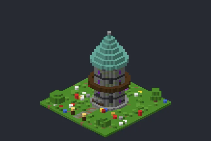 Torre Arcana do Crepúsculo no Minecraft