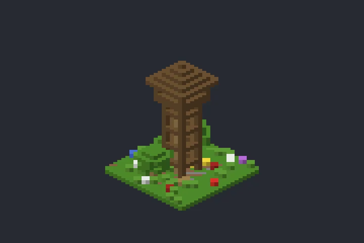 Torre de Observação da Baía no Minecraft