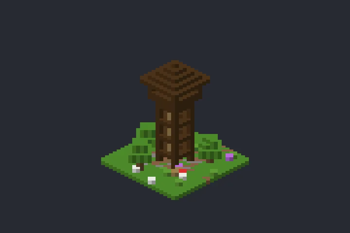 Torre de Observação da Pedra no Minecraft