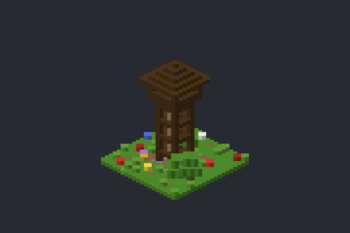 Torre de Observação da Trilha no Minecraft