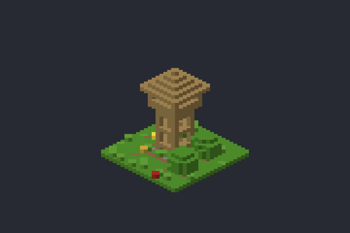 Torre de Observação do Recanto no Minecraft