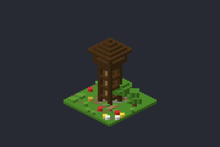 Torre de Observação do Verão no Minecraft