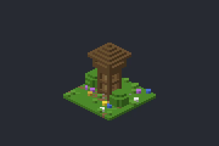 Torre de Vigia do Mirante no Minecraft