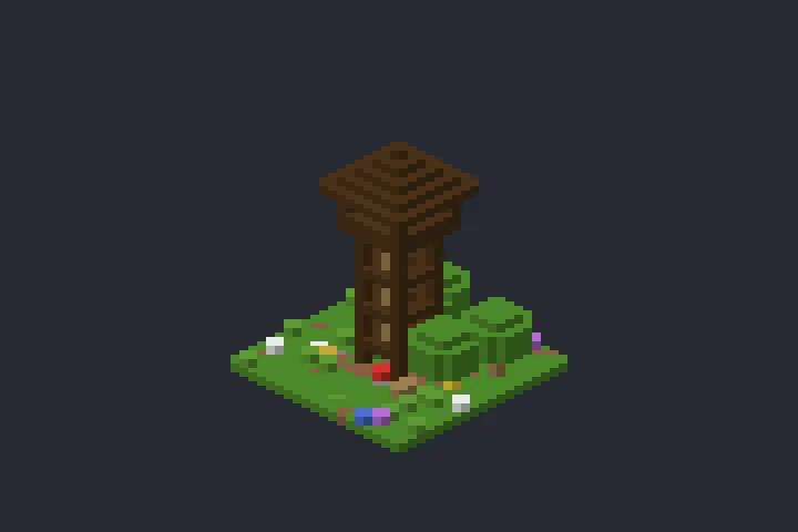 Torre de Vigia do Vale no Minecraft