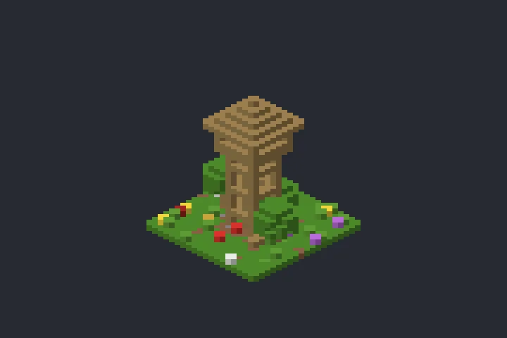 Torre de Vigia do Verão no Minecraft
