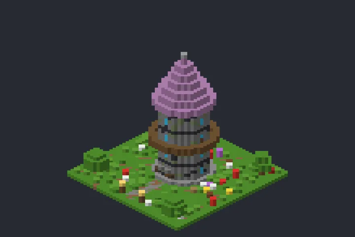 Torre do Mago da Lua no Minecraft